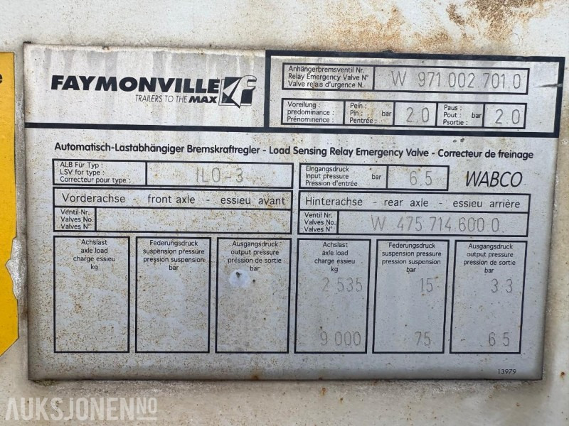 2007 Faymonville element tralle - Släp: bild 4 2007 Faymonville element tralle - Släp: bild 4