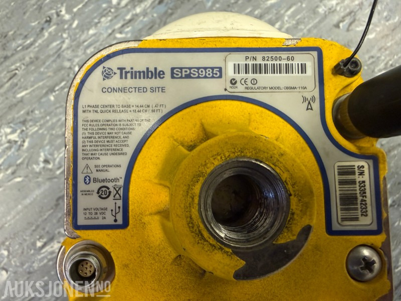 Trimble SPS985 GNSS Rover - Entreprenadutrustning: bild 4 Trimble SPS985 GNSS Rover - Entreprenadutrustning: bild 4