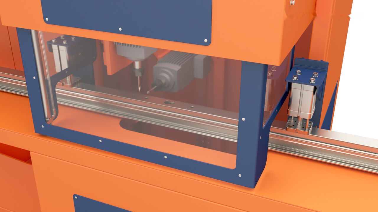 Wise Service Center for automatic milling of aluminum profiles WS710 - Maskin: bild 3 Wise Service Center for automatic milling of aluminum profiles WS710 - Maskin: bild 3