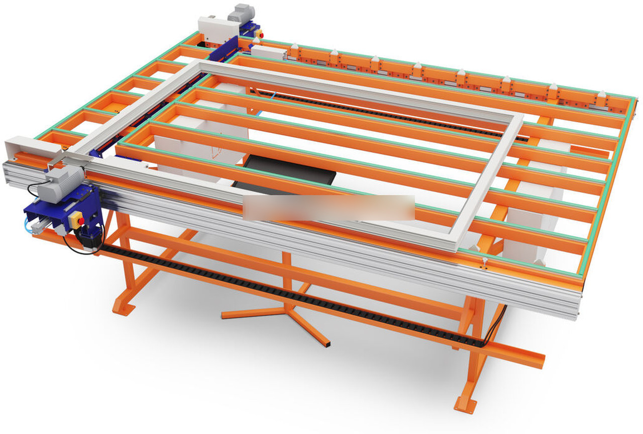 Wise Service Double-headed station for drilling holes for the impost in the frame WS402 - Maskin: bild 1 Wise Service Double-headed station for drilling holes for the impost in the frame WS402 - Maskin: bild 1