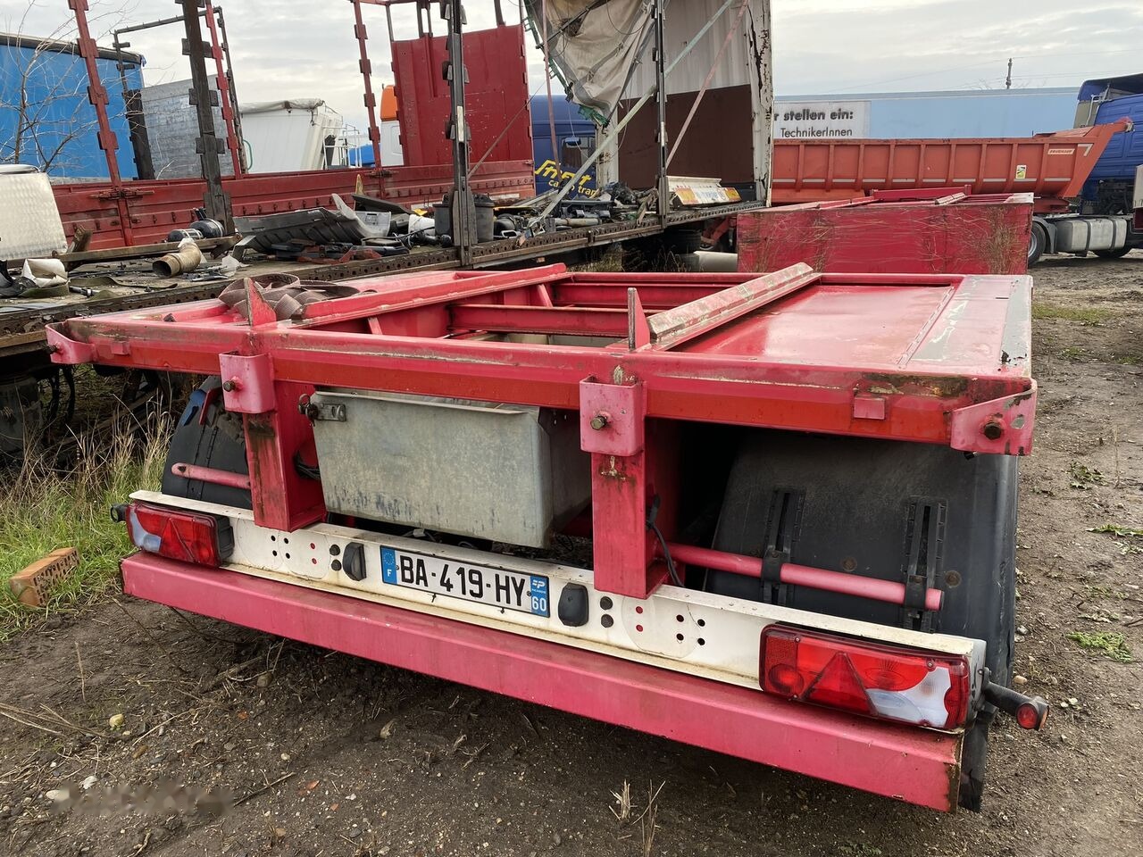 Fliegl Trailer 1 AXE ASCA ---FRANTA - Transport Special - LOWRIDER - Låg lastare semitrailer: bild 2 Fliegl Trailer 1 AXE ASCA ---FRANTA - Transport Special - LOWRIDER - Låg lastare semitrailer: bild 2