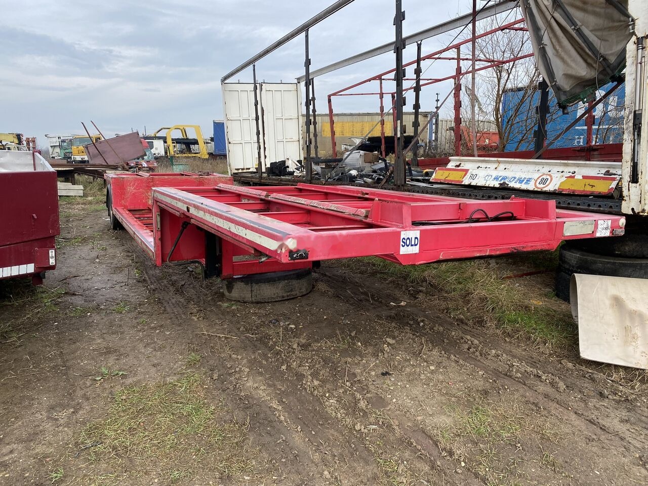 Fliegl Trailer 1 AXE ASCA ---FRANTA - Transport Special - LOWRIDER - Låg lastare semitrailer: bild 1 Fliegl Trailer 1 AXE ASCA ---FRANTA - Transport Special - LOWRIDER - Låg lastare semitrailer: bild 1