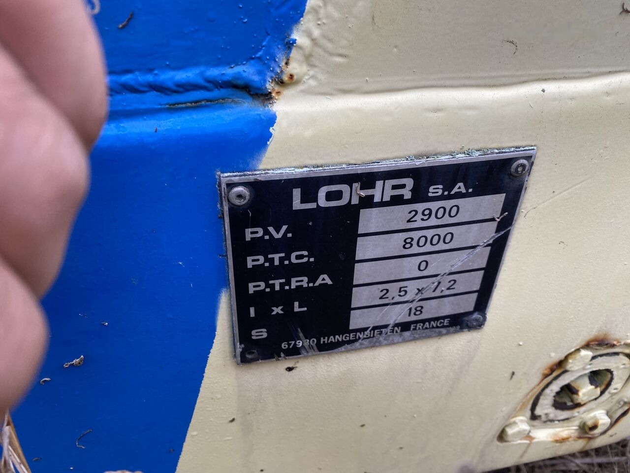 Lohr VGY JV 17 SP115 35105 : Structura camion + remorca transport aut - Biltransportsläp: bild 4 Lohr VGY JV 17 SP115 35105 : Structura camion + remorca transport aut - Biltransportsläp: bild 4