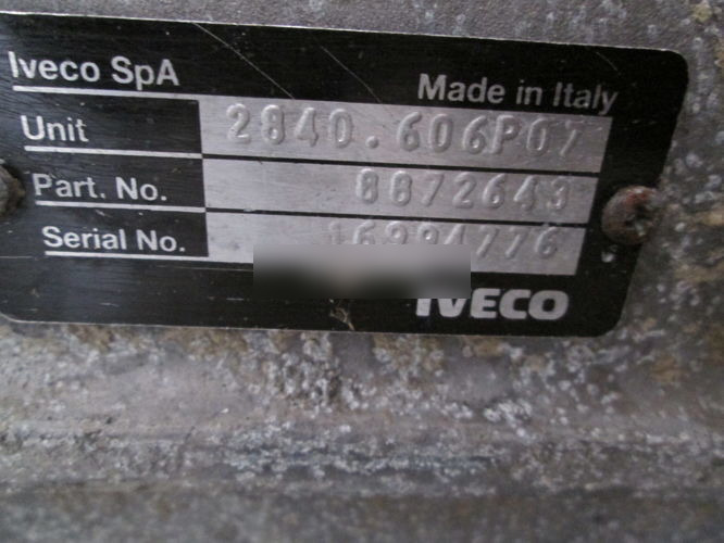 IVECO Daily 2840.6 for IVECO DAILY automobile - Växellåda för Personbil: bild 5 IVECO Daily 2840.6 for IVECO DAILY automobile - Växellåda för Personbil: bild 5