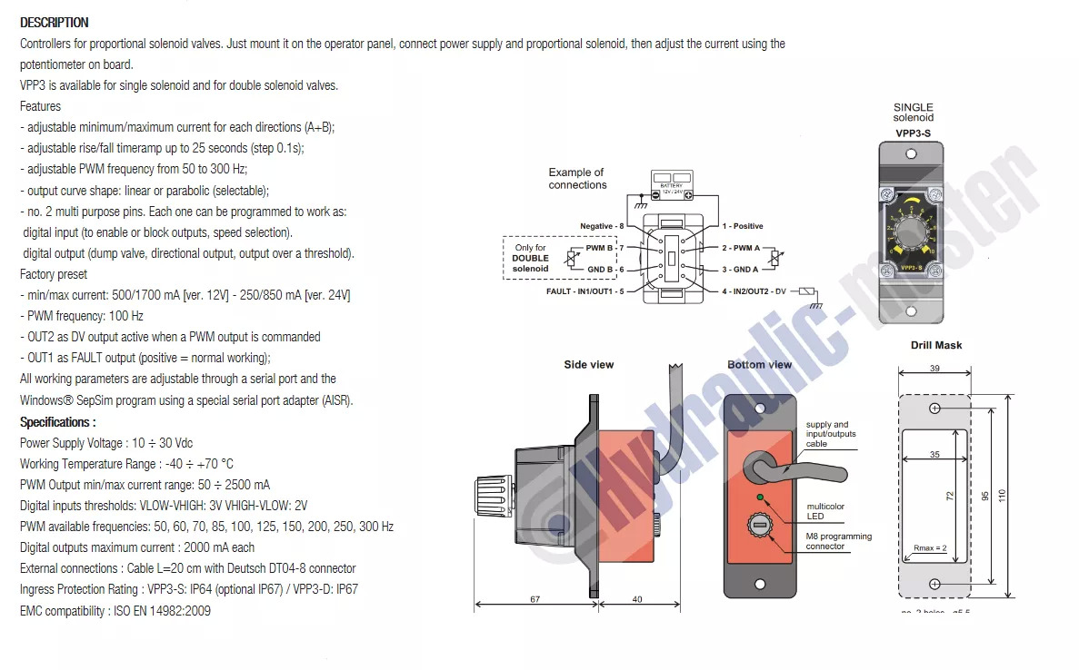 Frontlastar för traktor för Lastbil Full proportional valve 3 sections SPV 20-120 l/min 12 or 24 V plug and play det also available with Walvoil DPX100: bild 6 Frontlastar för traktor för Lastbil Full proportional valve 3 sections SPV 20-120 l/min 12 or 24 V plug and play det also available with Walvoil DPX100: bild 6