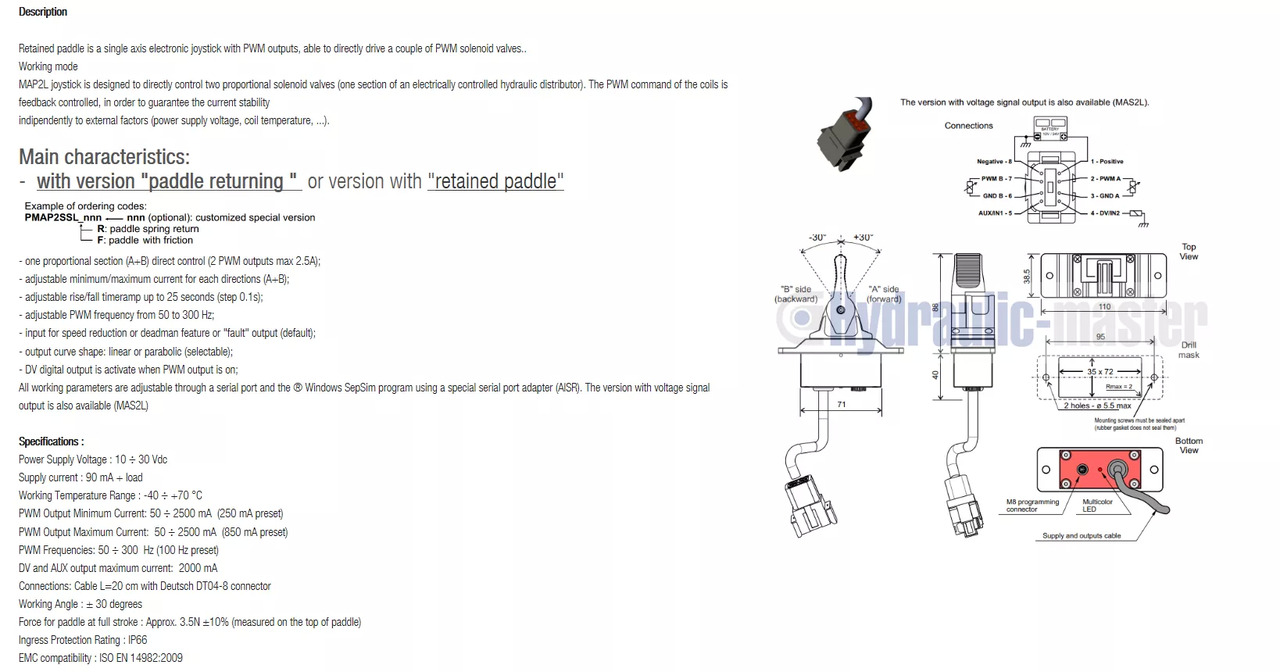 Frontlastar för traktor för Lastbil Full proportional valve 3 sections SPV 20-120 l/min 12 or 24 V plug and play det also available with Walvoil DPX100: bild 9 Frontlastar för traktor för Lastbil Full proportional valve 3 sections SPV 20-120 l/min 12 or 24 V plug and play det also available with Walvoil DPX100: bild 9