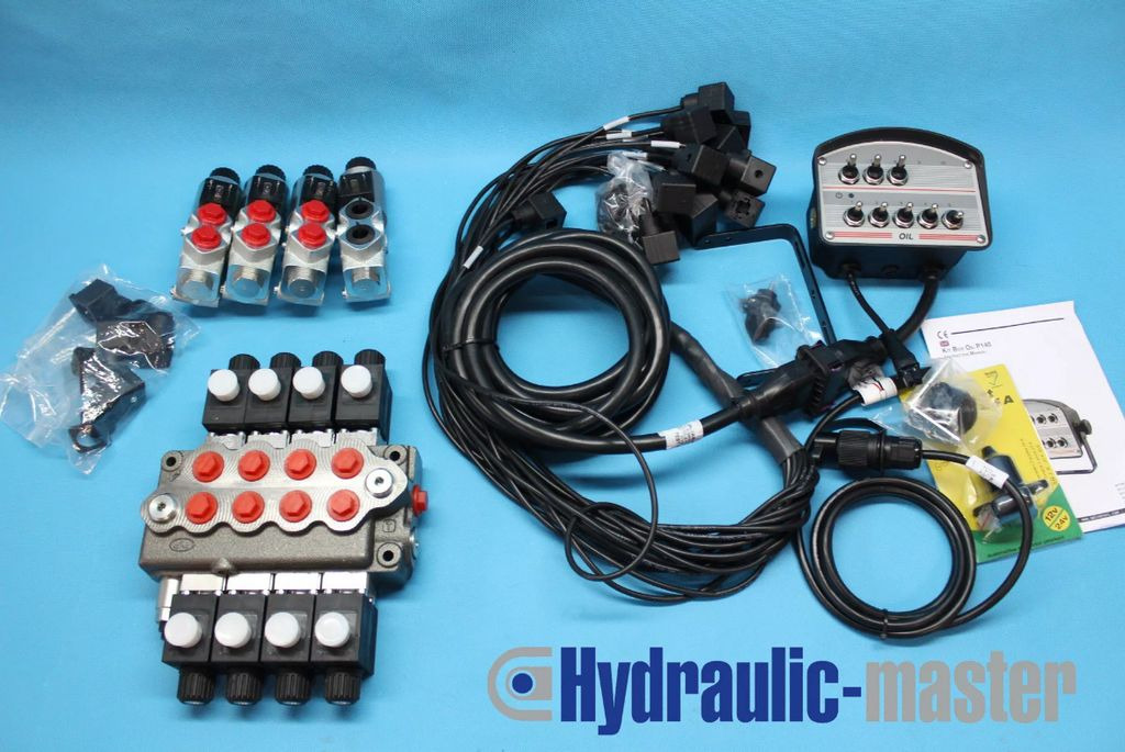 Hydraulic valve Walvoil 4 section 60 l/min 16gpm 12V with 4 float section + cont Walvoil SDE060/4/AN1 - Materialhanteringsutrustning: bild 1 Hydraulic valve Walvoil 4 section 60 l/min 16gpm 12V with 4 float section + cont Walvoil SDE060/4/AN1 - Materialhanteringsutrustning: bild 1