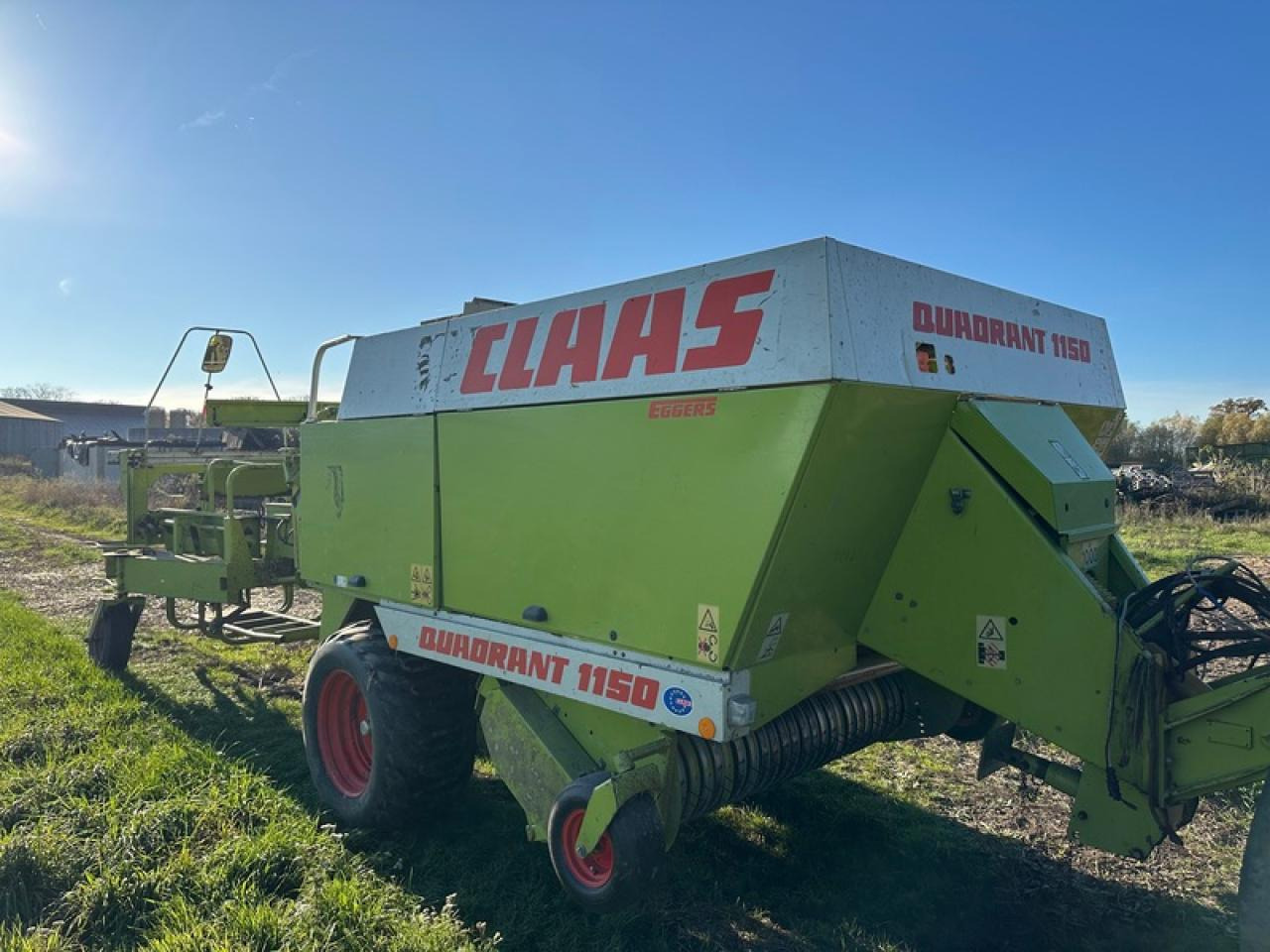 CLAAS QUADRANT 1150 - Fyrkantspress: bild 4 CLAAS QUADRANT 1150 - Fyrkantspress: bild 4