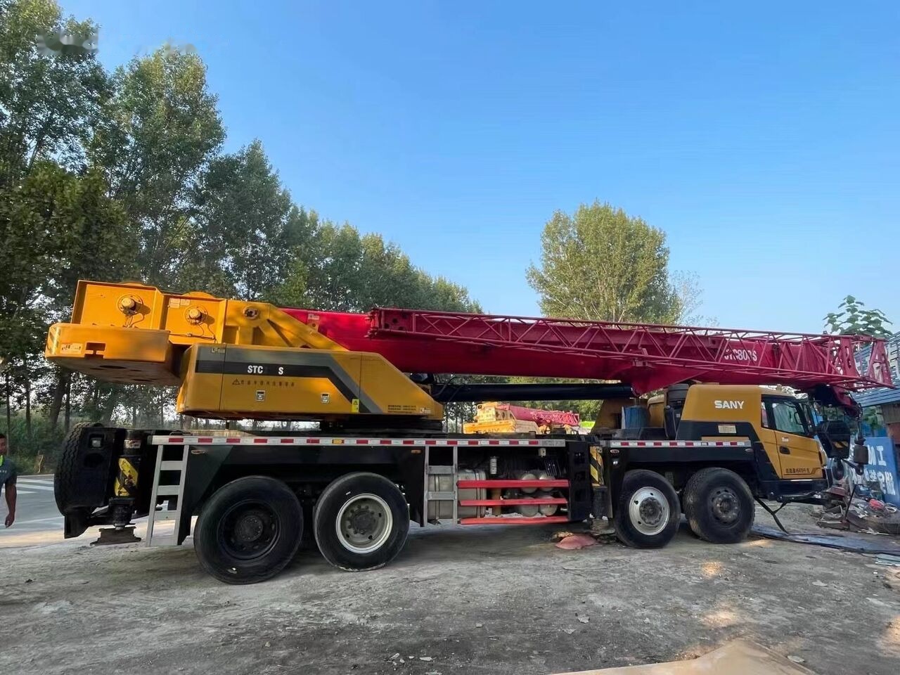 Sany Used Sany STC800 Original 80 Ton Mobile Crane Truck Truck Mounte - Mobilkran: bild 4 Sany Used Sany STC800 Original 80 Ton Mobile Crane Truck Truck Mounte - Mobilkran: bild 4