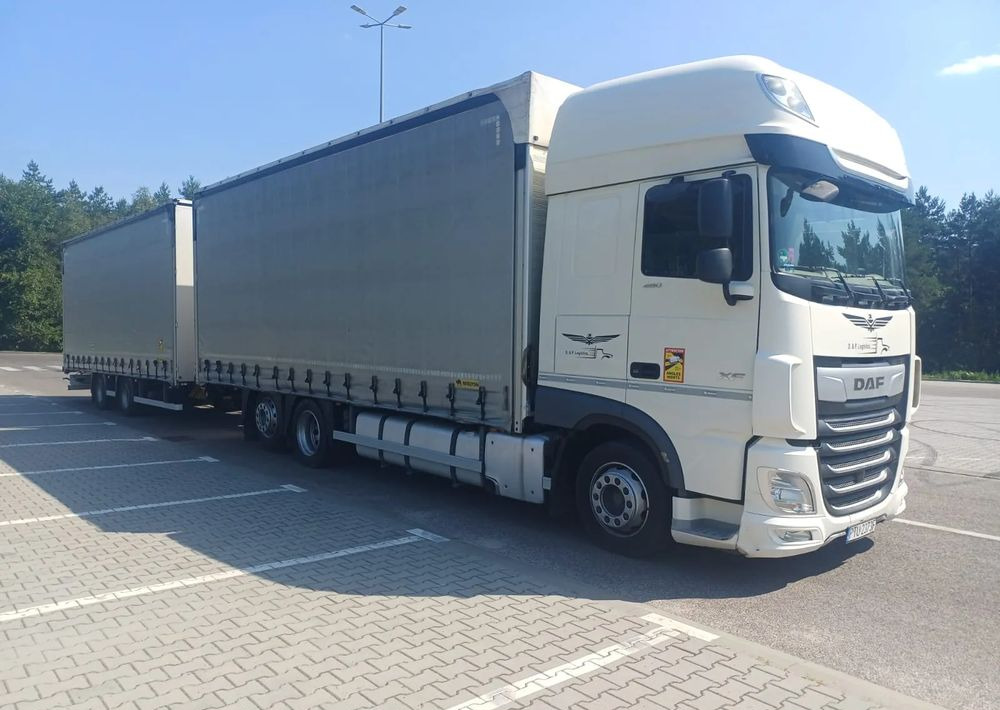 DAF XF 480 SUPER SPACE CAB / ZESTAW TANDEM PRZEJAZDOWY 120 M3 / SSC / ACC /EURO 6 - Kapellbil: bild 1 DAF XF 480 SUPER SPACE CAB / ZESTAW TANDEM PRZEJAZDOWY 120 M3 / SSC / ACC /EURO 6 - Kapellbil: bild 1