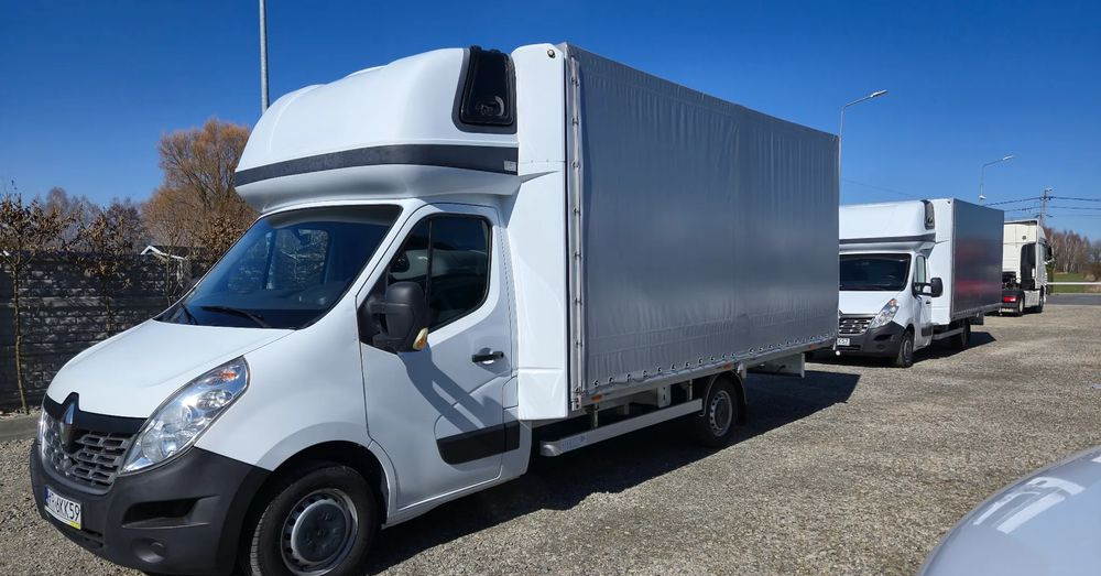 Renault Master 2x +zabudowa 12 palet-reg wysokości Spanie XXL - Transportbil med kapell: bild 1 Renault Master 2x +zabudowa 12 palet-reg wysokości Spanie XXL - Transportbil med kapell: bild 1