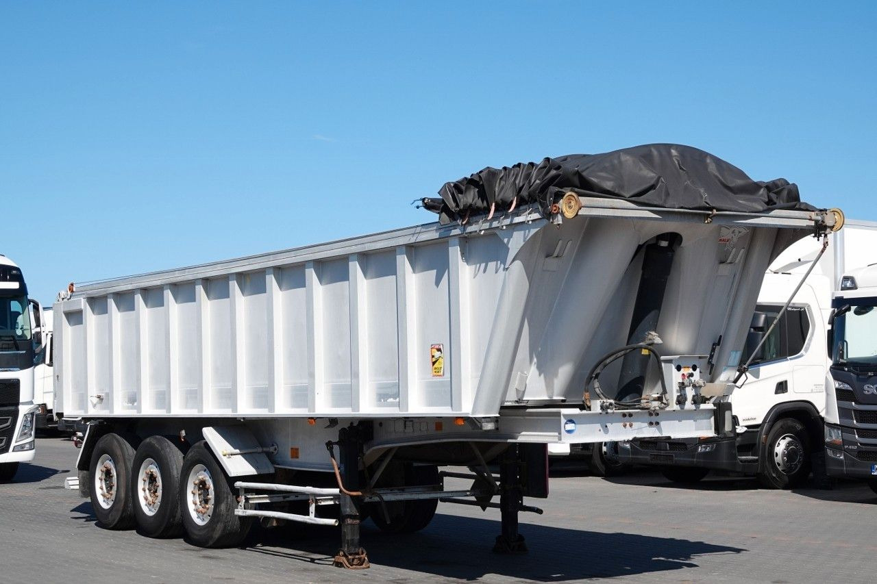 Benalu WYWROTKA / 25 m3 / ALUMINIOWA / OŚ PODNOSZONA / - Tippbil semitrailer: bild 4 Benalu WYWROTKA / 25 m3 / ALUMINIOWA / OŚ PODNOSZONA / - Tippbil semitrailer: bild 4