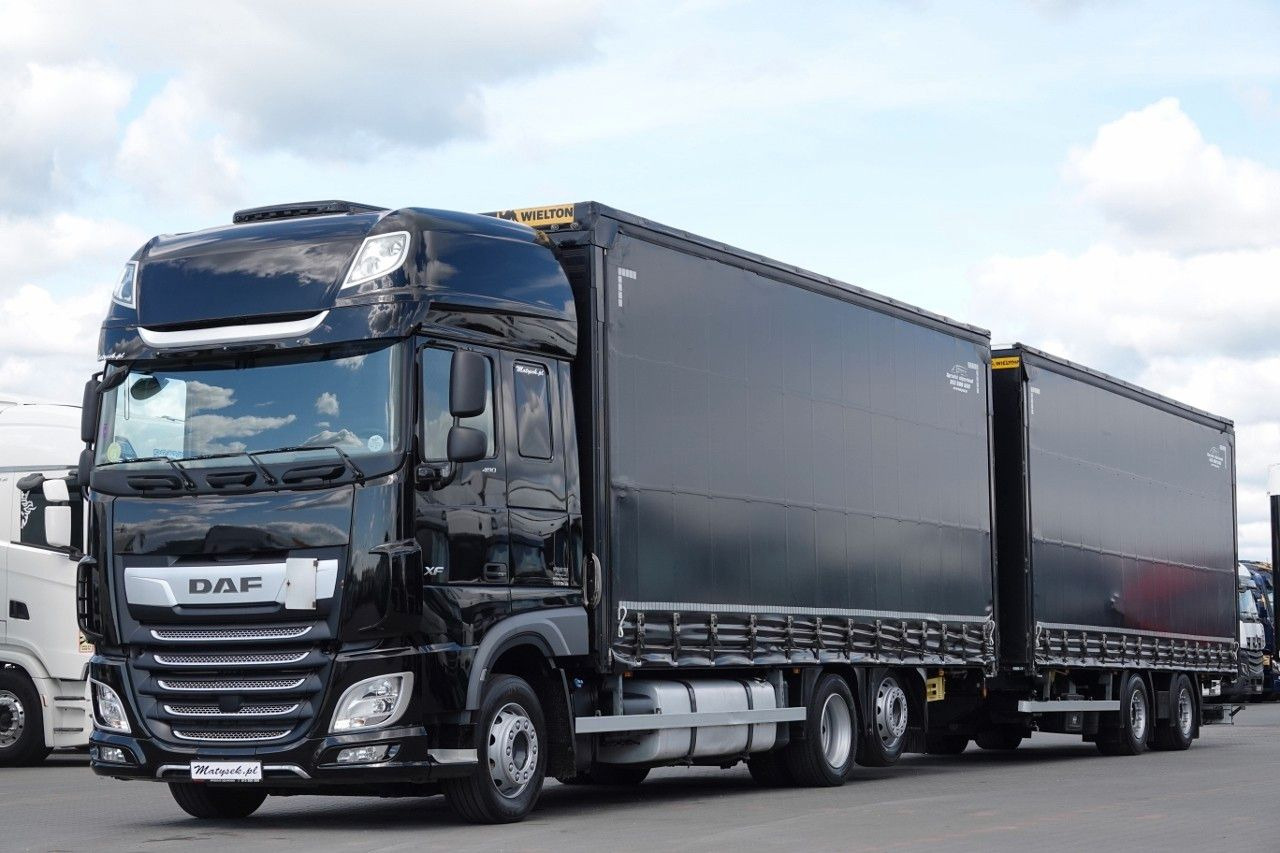 DAF XF 480 / ZESTAW TANDEM / 120 M3 / PRZEJAZDOWY / - Kapellbil: bild 1 DAF XF 480 / ZESTAW TANDEM / 120 M3 / PRZEJAZDOWY / - Kapellbil: bild 1