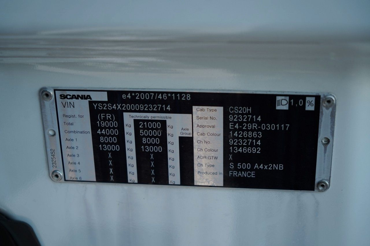 Dragbil Scania S 500 / RETARDER / FULL AIRMATIC / ALUFELGI /: bild 37 Dragbil Scania S 500 / RETARDER / FULL AIRMATIC / ALUFELGI /: bild 37