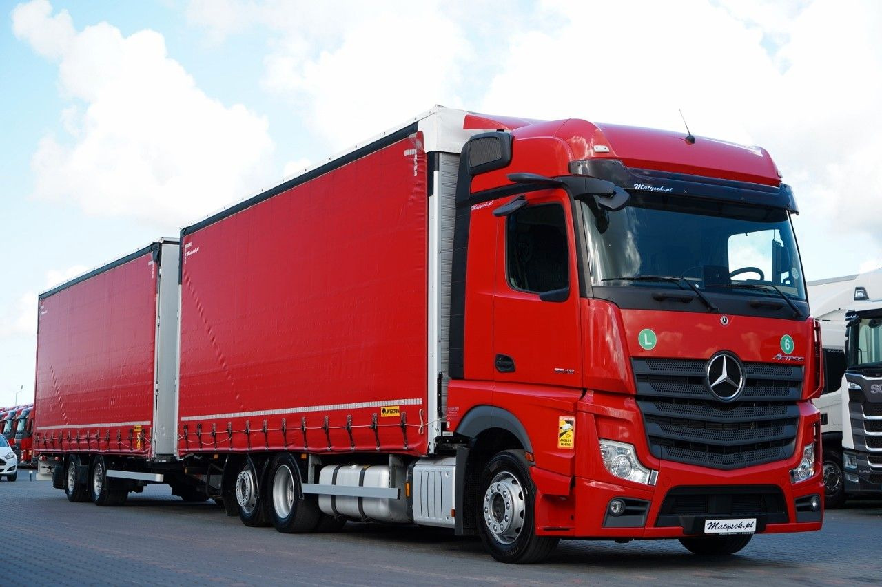 Mercedes-Benz ACTROS 2545 / ZESTAW TANDEM 120 M3 / PRZEJAZDOW - Kapellbil: bild 1 Mercedes-Benz ACTROS 2545 / ZESTAW TANDEM 120 M3 / PRZEJAZDOW - Kapellbil: bild 1