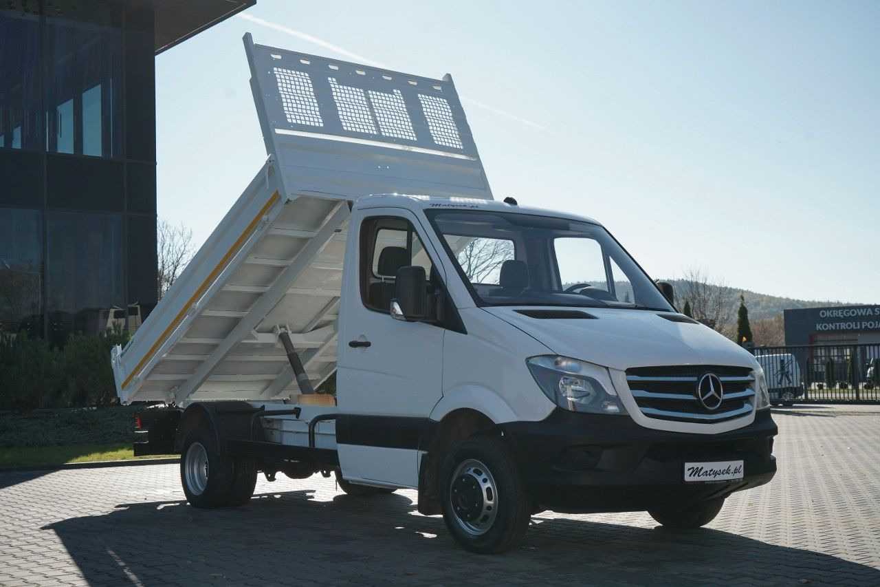 Mercedes-Benz SPRINTER / WYWROTKA - 3,5M / BLIŹNIAK / MANUAL / - Transportbil med tippflak: bild 2 Mercedes-Benz SPRINTER / WYWROTKA - 3,5M / BLIŹNIAK / MANUAL / - Transportbil med tippflak: bild 2