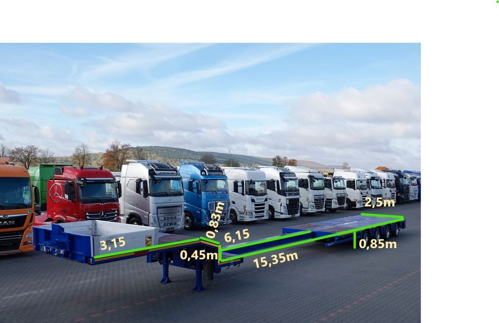 Nooteboom NISKOPODWOZIE / ROZCIĄGANA / 4 OSIOWA / OSIE SKR - Låg lastare semitrailer: bild 2 Nooteboom NISKOPODWOZIE / ROZCIĄGANA / 4 OSIOWA / OSIE SKR - Låg lastare semitrailer: bild 2