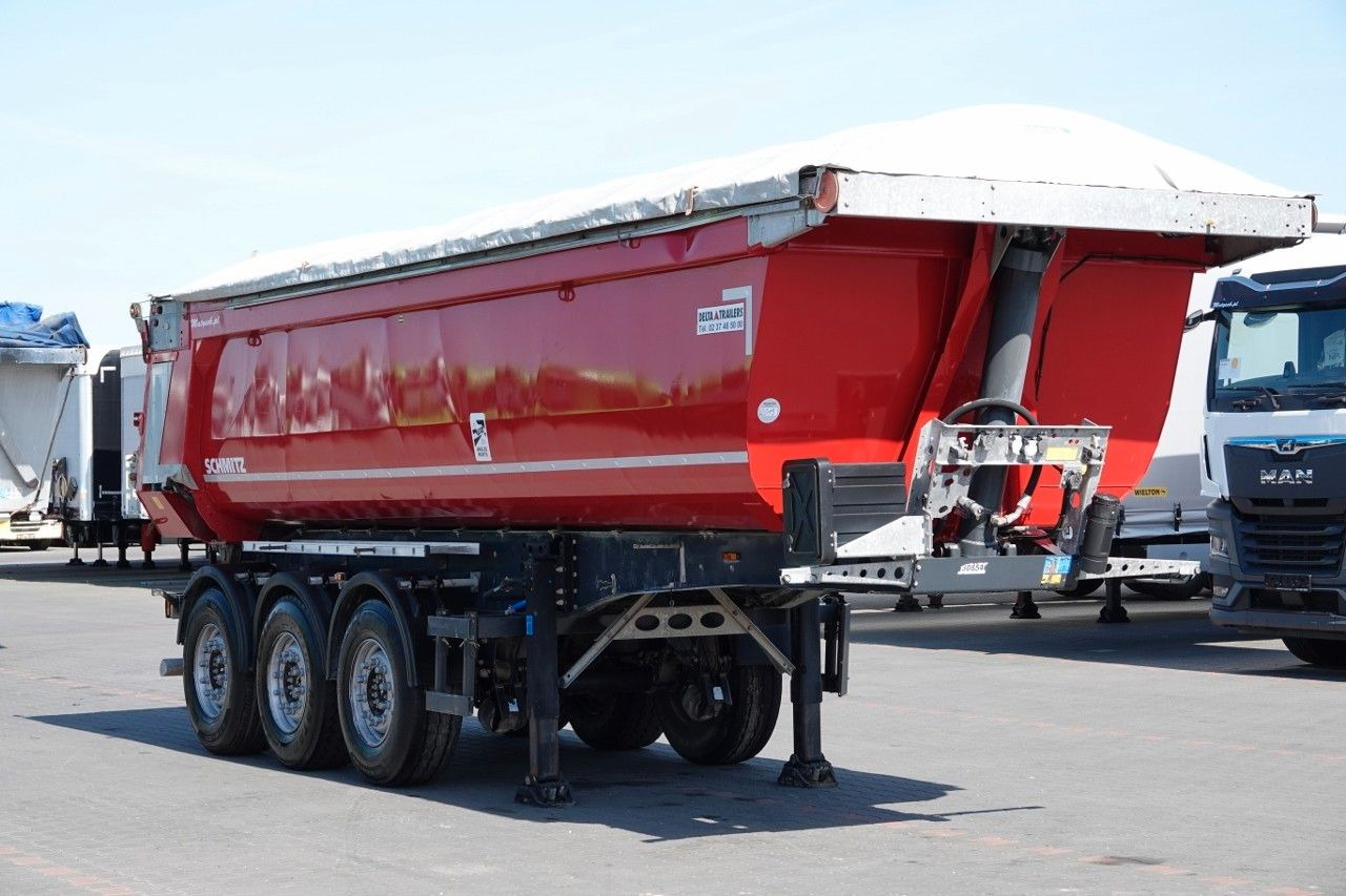 Schmitz Cargobull WYWROTKA / 26 m3 / STALOWA / HYDROKLAPA / OŚ PO - Tippbil semitrailer: bild 1 Schmitz Cargobull WYWROTKA / 26 m3 / STALOWA / HYDROKLAPA / OŚ PO - Tippbil semitrailer: bild 1