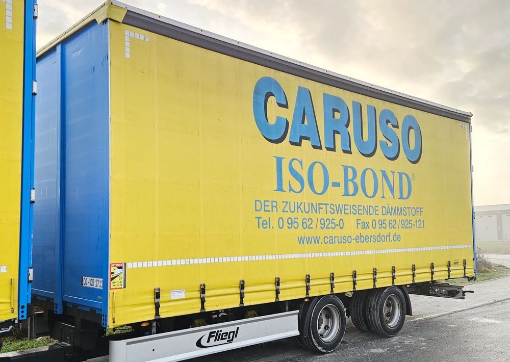 Fliegl PRZYCZEPA CIĘŻAROWA / 60m3 / 2 SZT IDENTYCZNE / NOWE PLANDEKI W CENIE / 3M WYSOKA / TANDEM / 2 OSIE / 19 PALET / DOLNY SPRZĘG / 18 TON DMC / 13 TON ŁADOWNOŚĆ - Kapellsläp: bild 1 Fliegl PRZYCZEPA CIĘŻAROWA / 60m3 / 2 SZT IDENTYCZNE / NOWE PLANDEKI W CENIE / 3M WYSOKA / TANDEM / 2 OSIE / 19 PALET / DOLNY SPRZĘG / 18 TON DMC / 13 TON ŁADOWNOŚĆ - Kapellsläp: bild 1