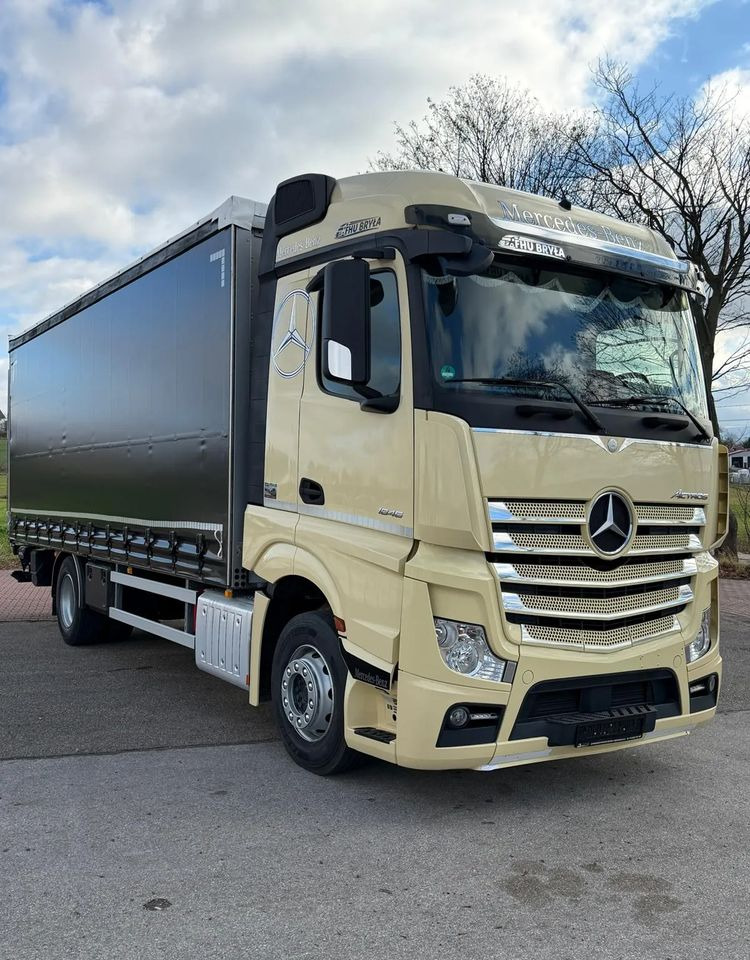 Mercedes-Benz ACTROS 1846 / FIRANKA / WINDA / 18 EUROPALET / AUTOMAT / Z NIEMIEC / 2019 / PRZEBIEG 370 TYŚ KM - Kapellbil: bild 1 Mercedes-Benz ACTROS 1846 / FIRANKA / WINDA / 18 EUROPALET / AUTOMAT / Z NIEMIEC / 2019 / PRZEBIEG 370 TYŚ KM - Kapellbil: bild 1