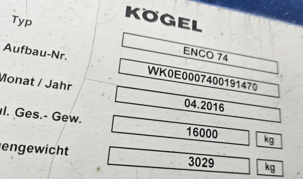 Scania KOGEL / ZABUDOWA / BDF / FIRANKA / DŁ.7.3M _ - Kapellbil: bild 4 Scania KOGEL / ZABUDOWA / BDF / FIRANKA / DŁ.7.3M _ - Kapellbil: bild 4