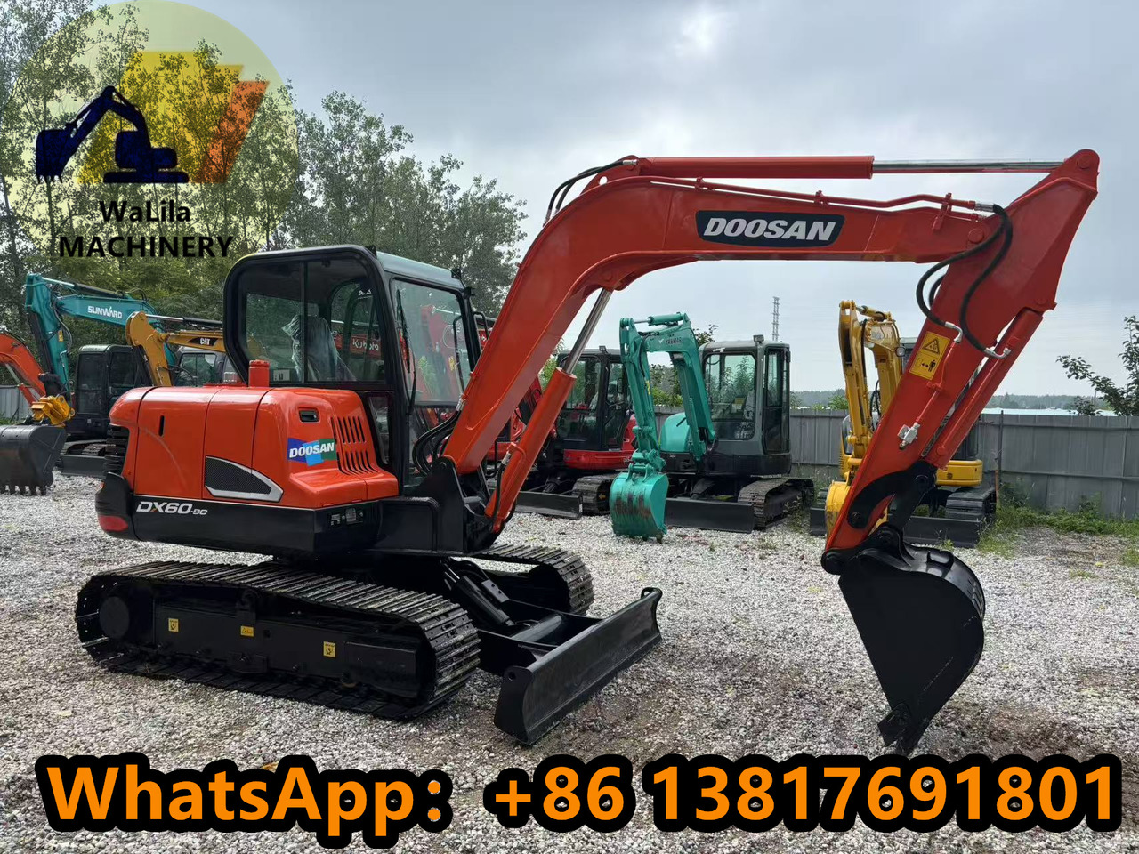DOOSAN DX60-9 - Minigrävmaskin: bild 5 DOOSAN DX60-9 - Minigrävmaskin: bild 5