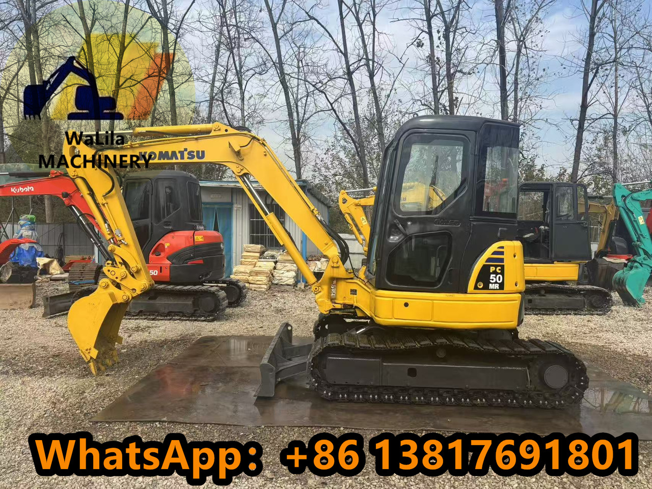 KOMATSU PC50MR-3 - Minigrävmaskin: bild 1 KOMATSU PC50MR-3 - Minigrävmaskin: bild 1