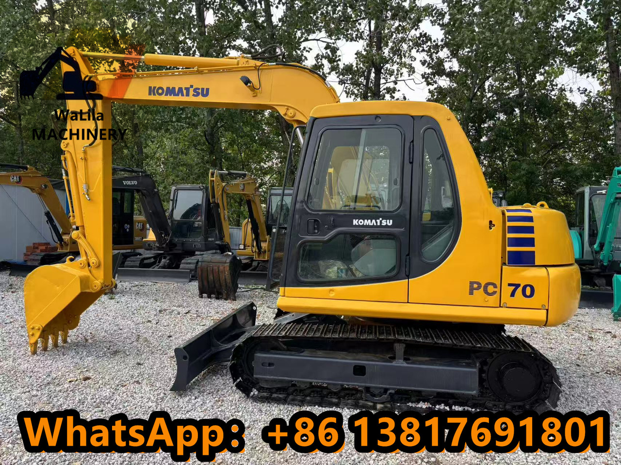 KOMATSU PC70 - Minigrävmaskin: bild 1 KOMATSU PC70 - Minigrävmaskin: bild 1