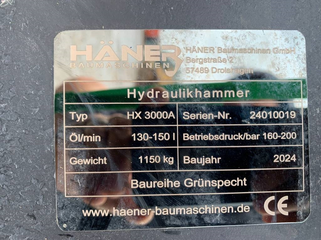 Haner HX3000A NEW - Hydraulisk hammare för Byggmaskiner: bild 4 Haner HX3000A NEW - Hydraulisk hammare för Byggmaskiner: bild 4