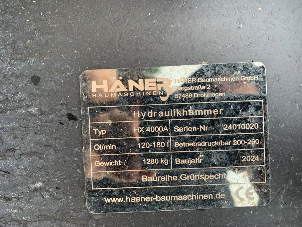 Haner HX4000A NEW - Hydraulisk hammare för Byggmaskiner: bild 5 Haner HX4000A NEW - Hydraulisk hammare för Byggmaskiner: bild 5