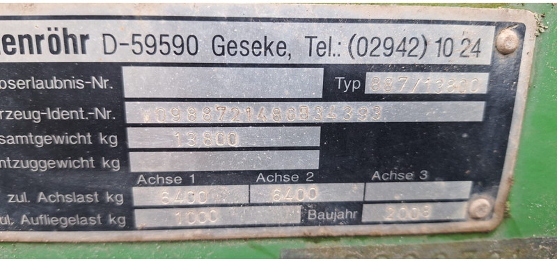 Blomenrohr Kipper 2 Achser - Tippsläp: bild 5 Blomenrohr Kipper 2 Achser - Tippsläp: bild 5