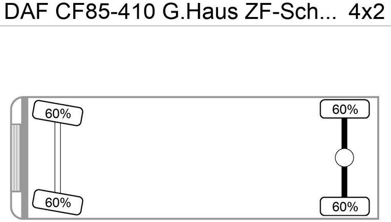 DAF CF85-410 G.Haus ZF-Schalter German Truck - Chassi lastbil: bild 4 DAF CF85-410 G.Haus ZF-Schalter German Truck - Chassi lastbil: bild 4