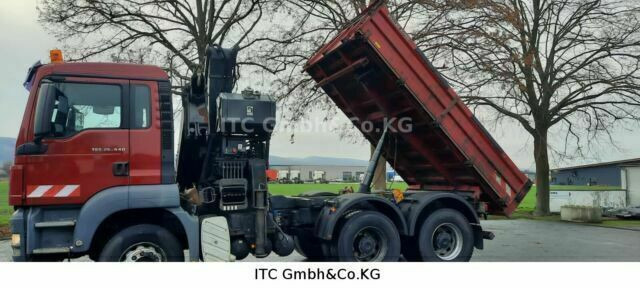 MAN 26.440TGS Kipper+Kran Meiller/Stahl - Tippbil lastbil, Kranbil: bild 5 MAN 26.440TGS Kipper+Kran Meiller/Stahl - Tippbil lastbil, Kranbil: bild 5