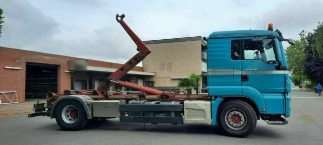 MAN TGS 18.440 Abroller mit Funk +Kran vor - Lastväxlare lastbil, Kranbil: bild 3 MAN TGS 18.440 Abroller mit Funk +Kran vor - Lastväxlare lastbil, Kranbil: bild 3