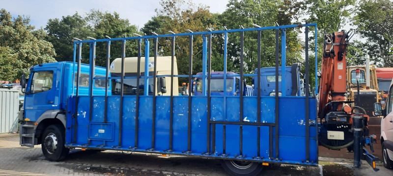 Mercedes-Benz 1828 Pritsche+Glastransport - Flakbil, Kranbil: bild 3 Mercedes-Benz 1828 Pritsche+Glastransport - Flakbil, Kranbil: bild 3