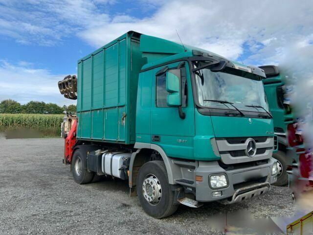 Mercedes-Benz 1844K 4x2 Kipper mit Kran Blattgefedert - Tippbil lastbil, Kranbil: bild 2 Mercedes-Benz 1844K 4x2 Kipper mit Kran Blattgefedert - Tippbil lastbil, Kranbil: bild 2