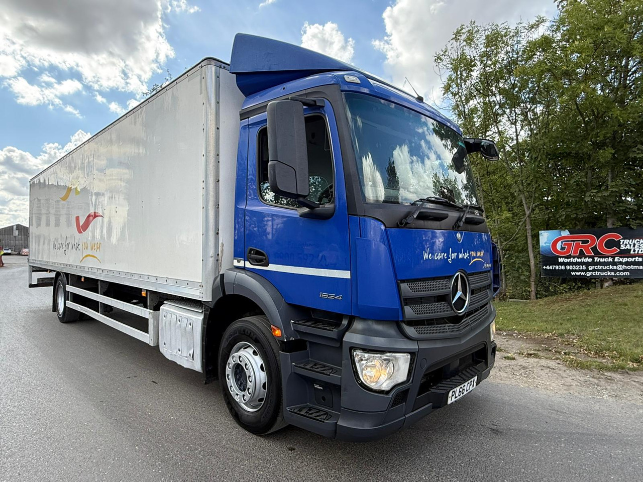 2016 Mercedes Antos 1824 Rigid Truck - Lastbil med skåp: bild 1 2016 Mercedes Antos 1824 Rigid Truck - Lastbil med skåp: bild 1