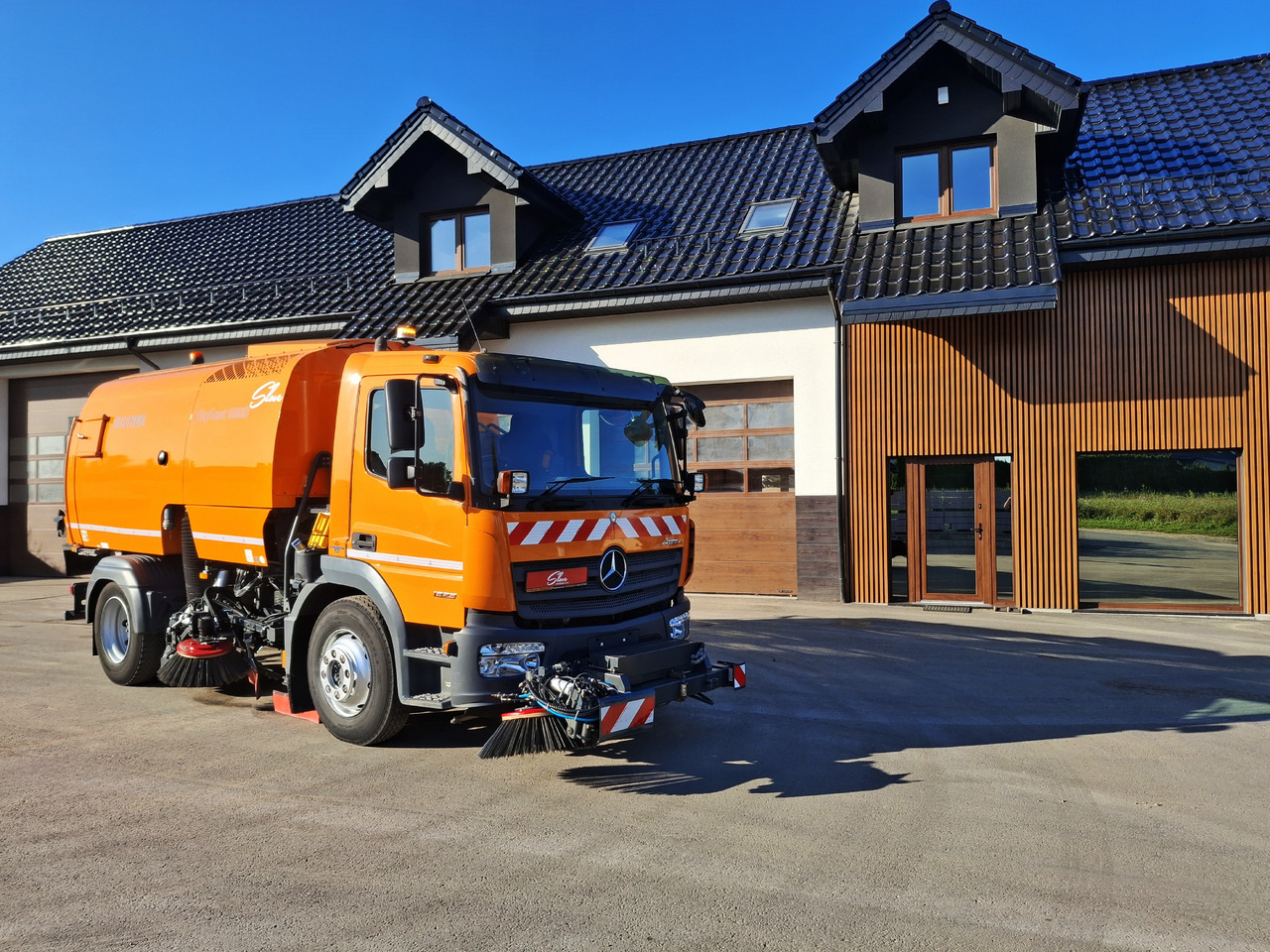 MERCEDES-BENZ Atego 1523 Zamiatarka Kehrmaschine BUCHER CityFant 6000 Euro 6 PM10 L/R Rura Do Liści - Sopmaskin: bild 1 MERCEDES-BENZ Atego 1523 Zamiatarka Kehrmaschine BUCHER CityFant 6000 Euro 6 PM10 L/R Rura Do Liści - Sopmaskin: bild 1