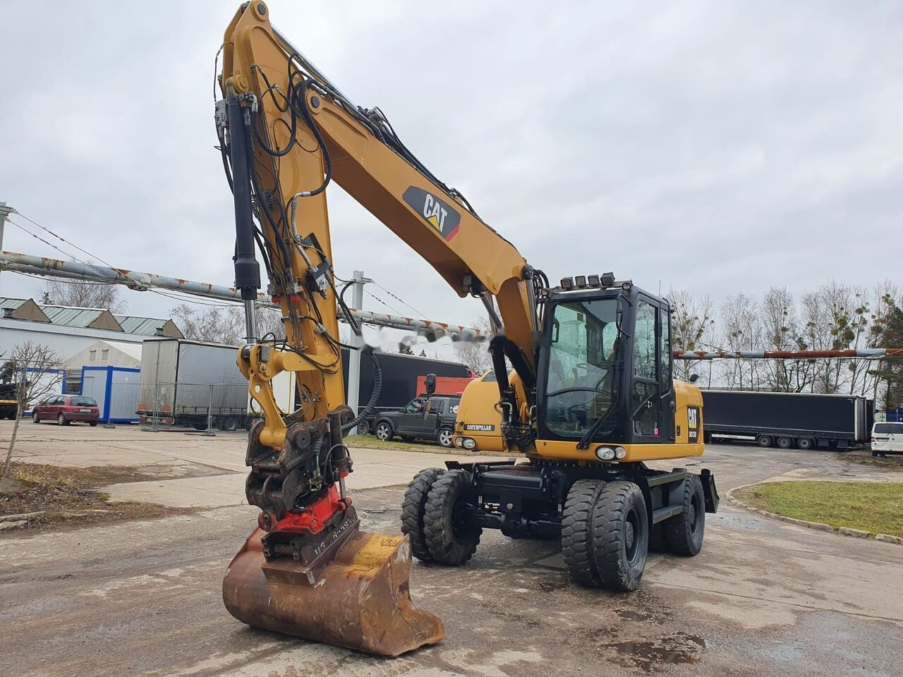 Caterpillar M 313 D Tiltrotator - Grävmaskin på däck: bild 4 Caterpillar M 313 D Tiltrotator - Grävmaskin på däck: bild 4