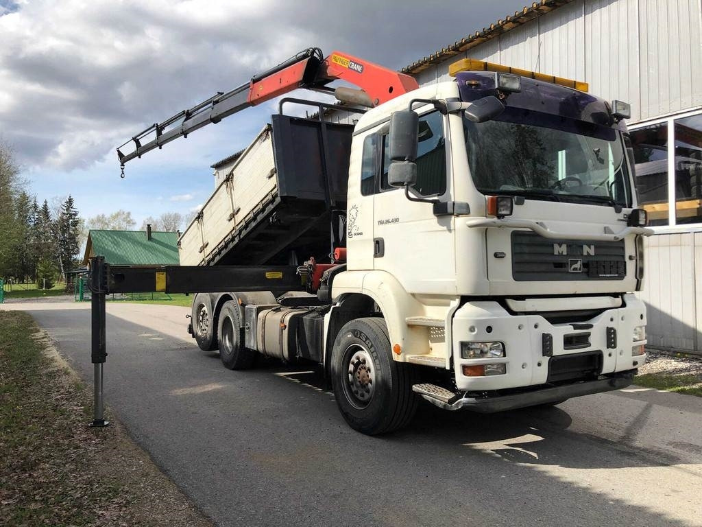 MAN TGA 26.430 6X2-2 BL/M 3-WAY TIP+PALFINGER PK23500 - Tippbil lastbil: bild 3 MAN TGA 26.430 6X2-2 BL/M 3-WAY TIP+PALFINGER PK23500 - Tippbil lastbil: bild 3