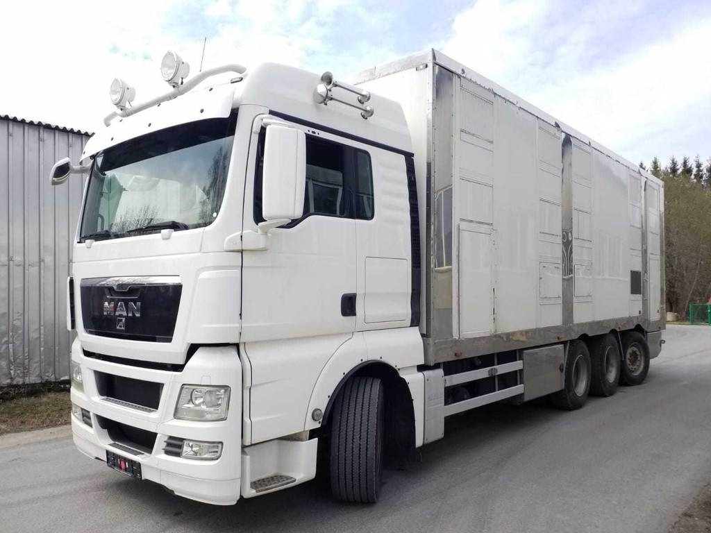 MAN TGX 35.540 8X4 TRIDEM ANIMAL - Djurtransport lastbil: bild 1 MAN TGX 35.540 8X4 TRIDEM ANIMAL - Djurtransport lastbil: bild 1