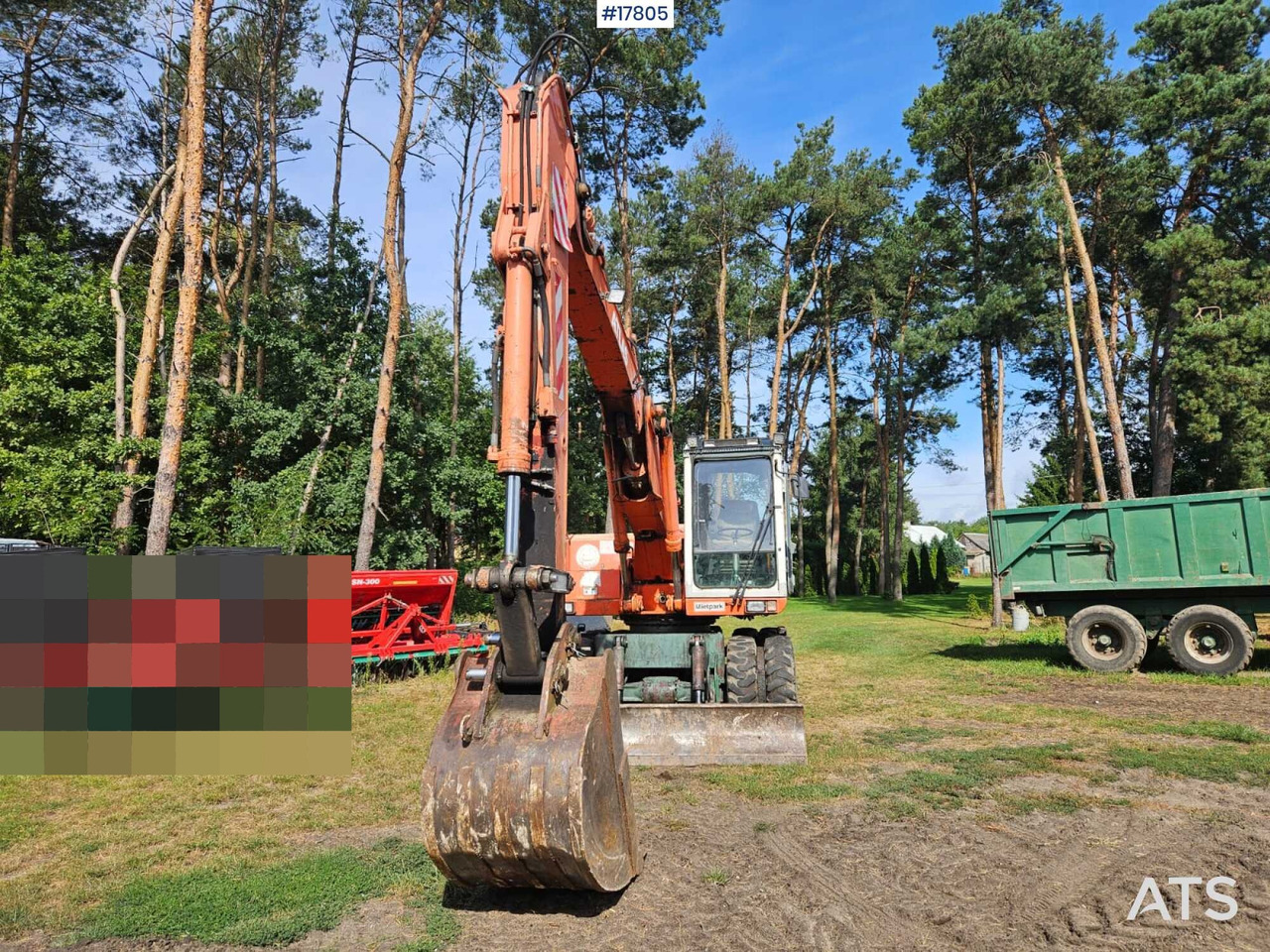 1995 Atlas 1404 - Grävmaskin på däck: bild 3 1995 Atlas 1404 - Grävmaskin på däck: bild 3