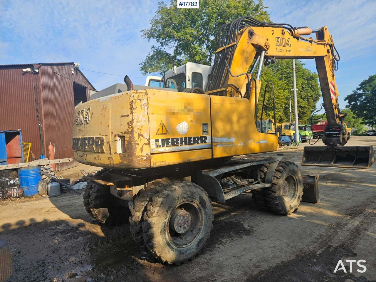 2002 Liebherr  A 904 - Grävmaskin på däck: bild 2 2002 Liebherr  A 904 - Grävmaskin på däck: bild 2
