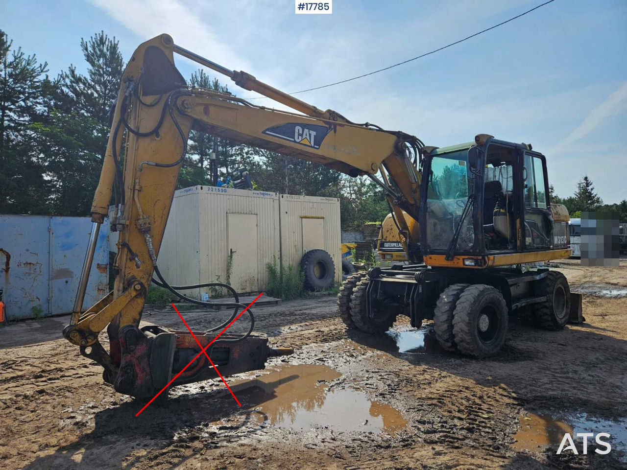 2005 CAT M313 C - Grävmaskin på däck: bild 1 2005 CAT M313 C - Grävmaskin på däck: bild 1