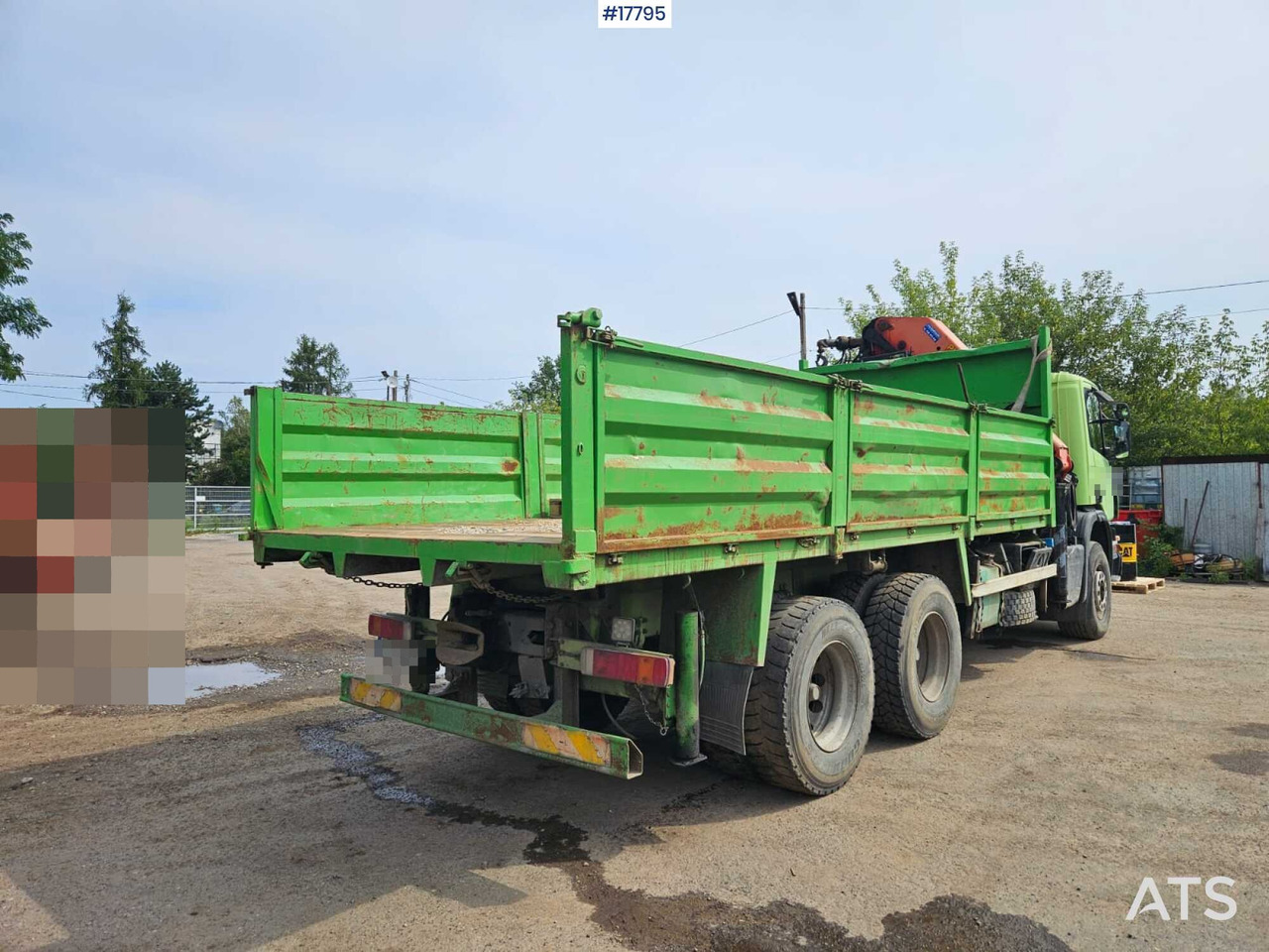 2007 Scania P 340 - Flakbil, Kranbil: bild 4 2007 Scania P 340 - Flakbil, Kranbil: bild 4