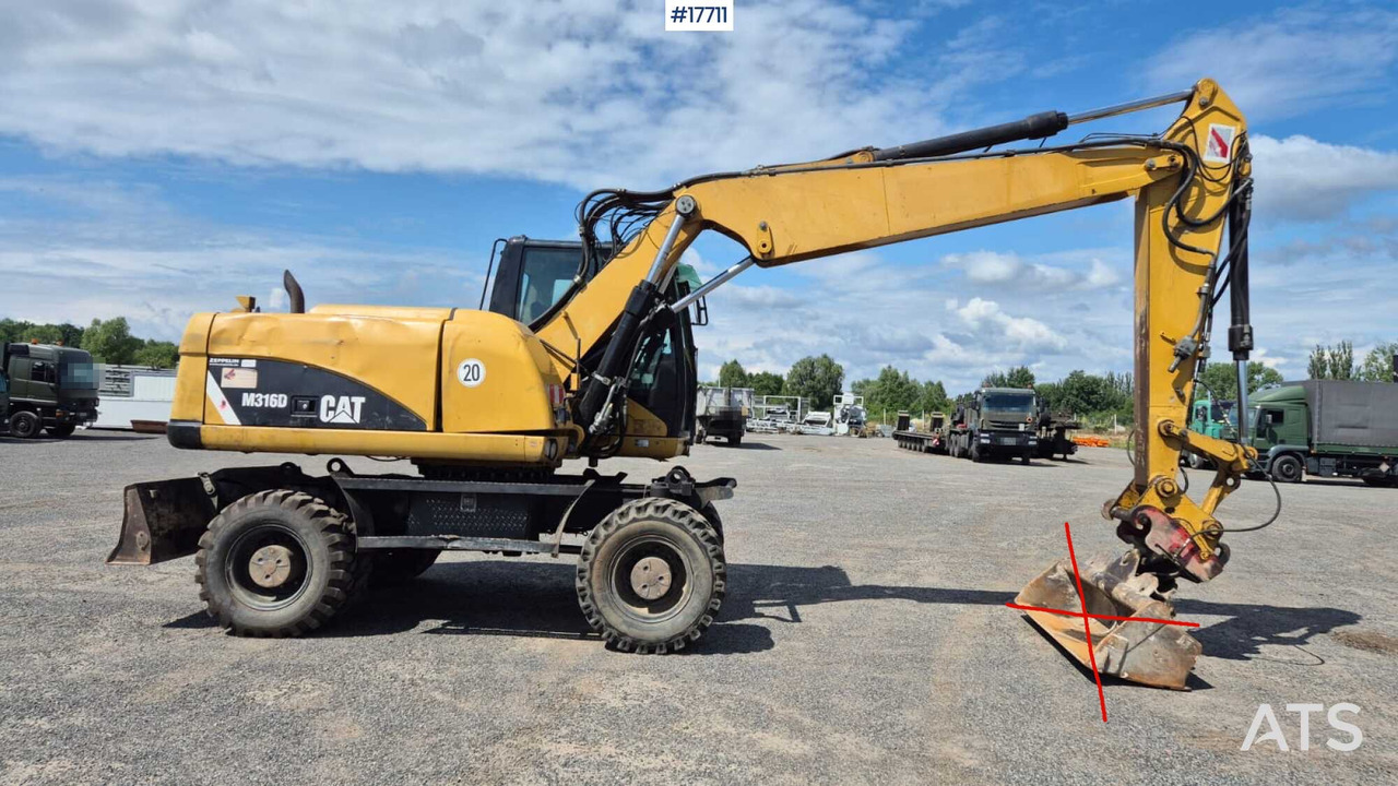 2008 CAT M316D - Grävmaskin på däck: bild 3 2008 CAT M316D - Grävmaskin på däck: bild 3