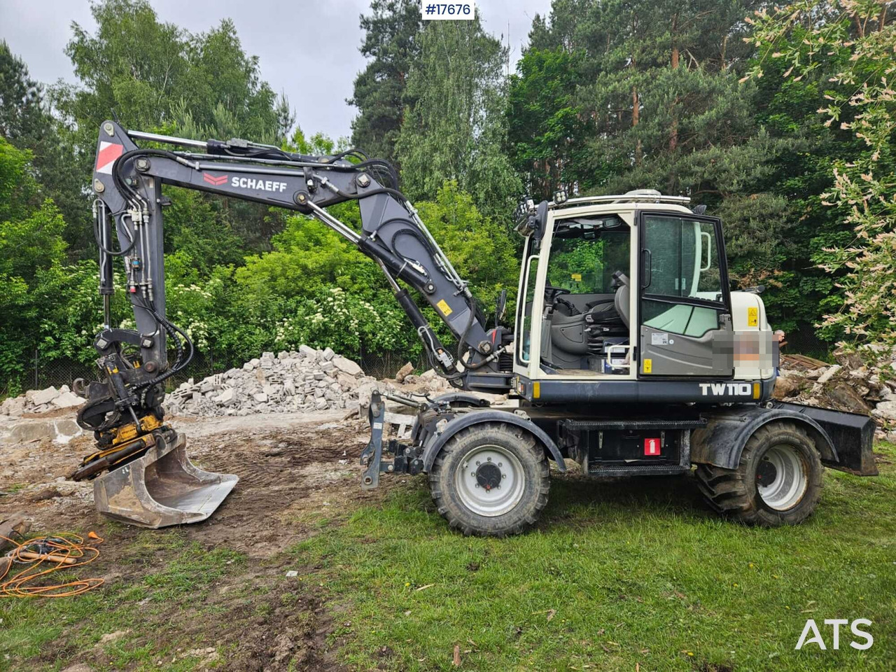 2017 Schaeff TW 110 - Grävmaskin på däck: bild 4 2017 Schaeff TW 110 - Grävmaskin på däck: bild 4