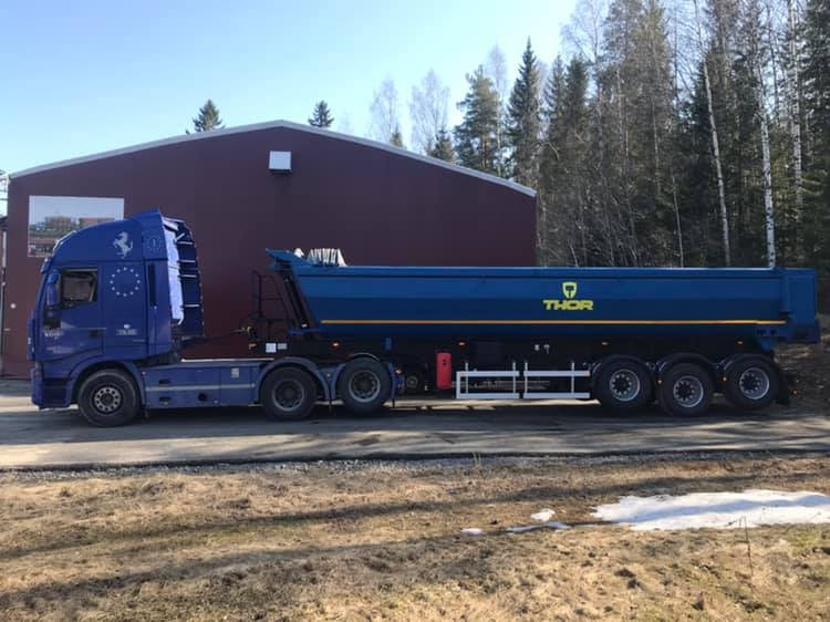 THOR THR-TP-35 - Tippbil semitrailer: bild 1 THOR THR-TP-35 - Tippbil semitrailer: bild 1