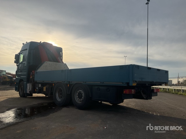 2012 Mercedes-Benz Actros 930.20 2012 HMF 3000-K3 Articulated Bo ... Flatbed Truck with Crane - Flakbil, Kranbil: bild 1 2012 Mercedes-Benz Actros 930.20 2012 HMF 3000-K3 Articulated Bo ... Flatbed Truck with Crane - Flakbil, Kranbil: bild 1