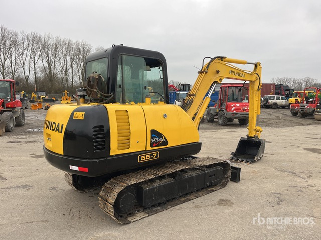 2013 Hyundai R55-7 Tracked Excavator - Bandgrävare: bild 3 2013 Hyundai R55-7 Tracked Excavator - Bandgrävare: bild 3